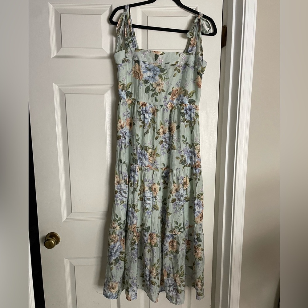 By the River floral midi dress L - Picture 2 of 3